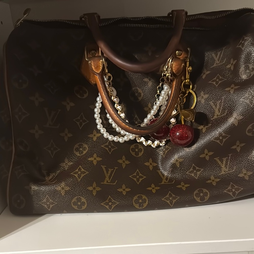 Louis Vuitton Brown Monogram Tote with Structured Design